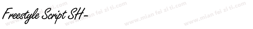 Freestyle Script SH字体转换